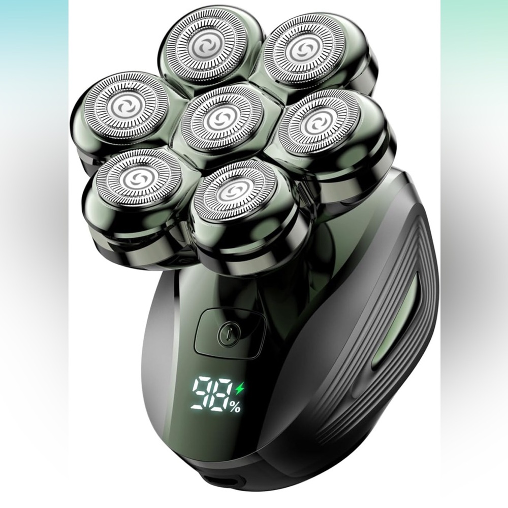 Electric Rotary Shaver with LED Display